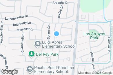 Map image of the property - 9208 El Caminito