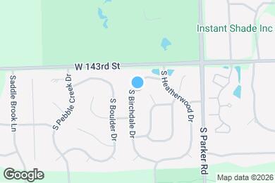 Map image of the property - 14331 S Birchdale Dr