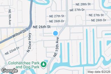 Map image of the property - 2417 NE 15th Ave
