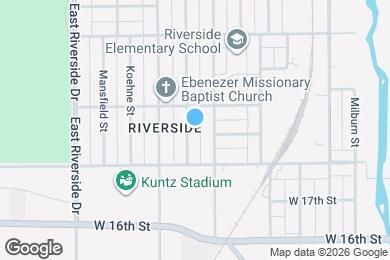 Map image of the property - 1843 N Dexter St