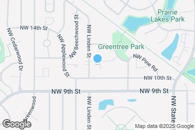 Map image of the property - 2017 NW Hickory Ln