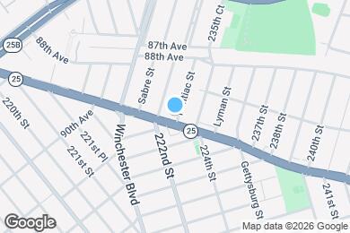 Map image of the property - 89-48 Pontiac St
