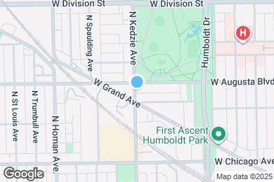 Map image of the property - 947 N Kedzie Ave