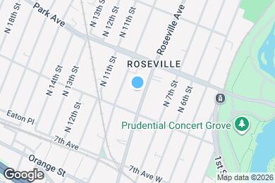 Map image of the property - 222 Roseville Ave