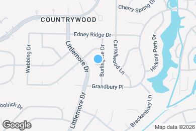 Map image of the property - 2209 Burlingate Dr