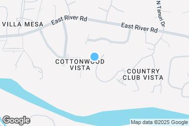 Map image of the property - 6038 E Country Club Vista Dr