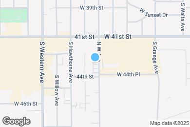 Map image of the property - 3515 S West Ave