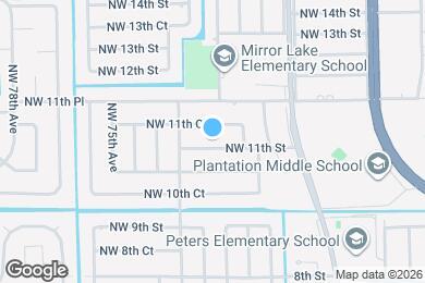Map image of the property - 7221 NW 11th St