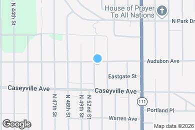 Map image of the property - 1640 N 50th St