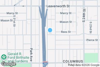 Map image of the property - 2718 Pacific St