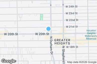 Map image of the property - 805 W 20th St