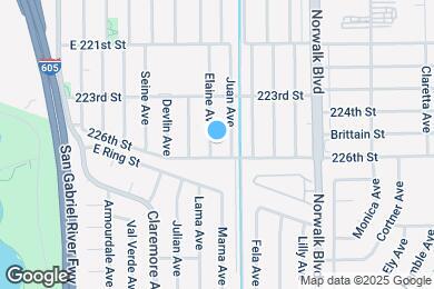 Map image of the property - 22418 Elaine Ave