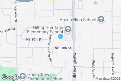 Map image of the property - 1033 Chelan Ave NE