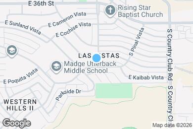 Map image of the property - 2581 E Pinal Vista