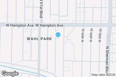 Map image of the property - 4722 N 49th St