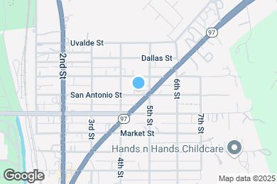 Map image of the property - 719 San Antonio St