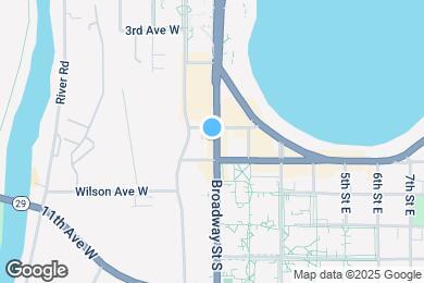 Map image of the property - 633 Broadway St S