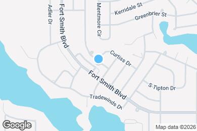 Map image of the property - 702 Leeward Dr