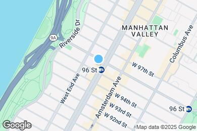 Map image of the property - 250 W 96th St