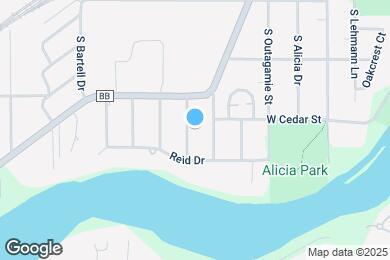 Map image of the property - 1630 S Connell St