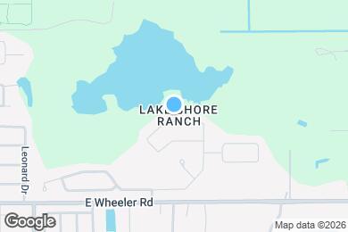 Map image of the property - 1427 Lake Shore Ranch Dr