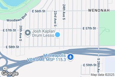 Map image of the property - 5733 23rd Ave S