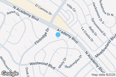 Map image of the property - 4606 Misty Dr