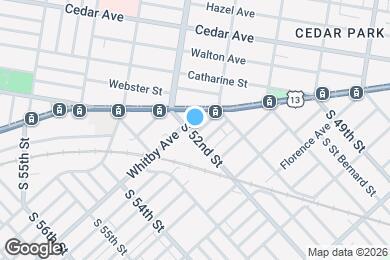 Map image of the property - 743 S 52nd St