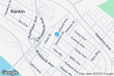 Map image of the property - 122 N Holland Ave