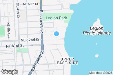 Map image of the property - 700 NE 63rd St