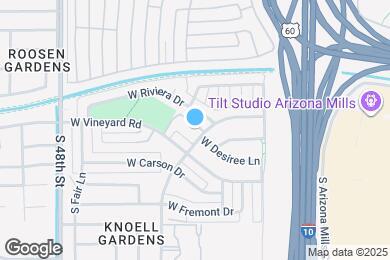 Map image of the property - 2333 W Garden Dr