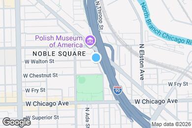 Map image of the property - 1327 W Walton St