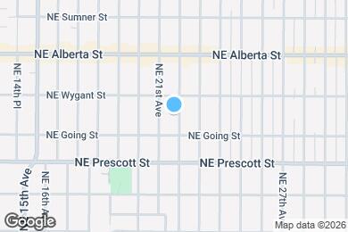 Map image of the property - 4703 NE 22nd Ave