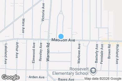 Map image of the property - 14567 Madison Ave