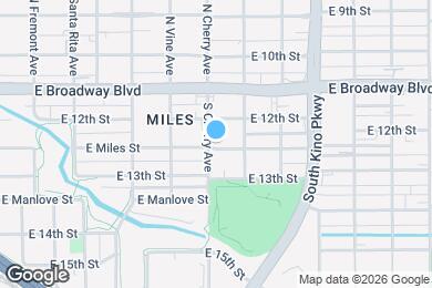 Map image of the property - 247 S Cherry Ave