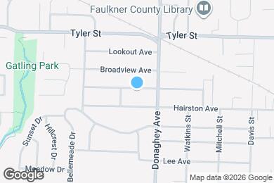 Map image of the property - 2109 Arkansas Ave