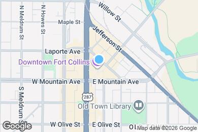 Map image of the property - 19 Old Town Square