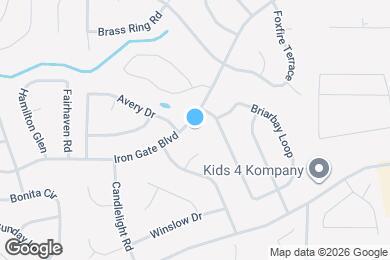 Map image of the property - 1345 Iron Gate Blvd