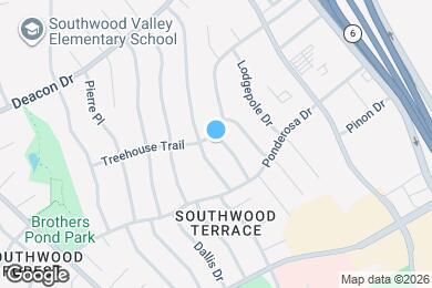 Map image of the property - AUGUST PRE-LEASE!  Spacious 3 Bedroom 2 Bathroom House on Corner Lot