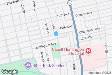 Map image of the property - 1357 Charleston Ave