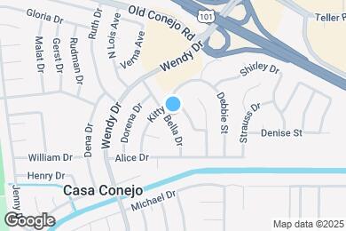 Map image of the property - 624 Bella Dr