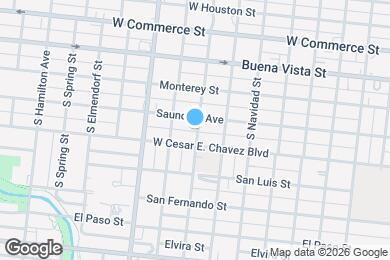 Map image of the property - 409 S Calaveras St