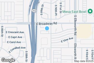 Map image of the property - 8947 E Capri Ave