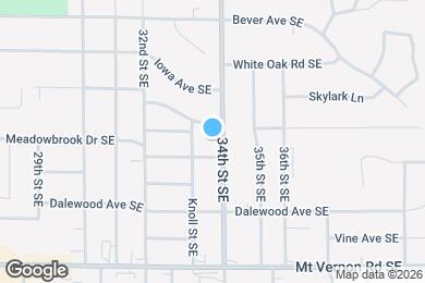 Map image of the property - 541 34th St SE