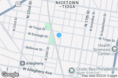Map image of the property - 3412 N 19th St