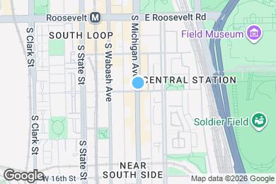 Map image of the property - 1281 S Michigan Ave