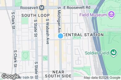Map image of the property - 1287 S Michigan Ave