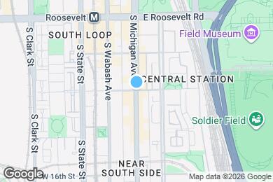 Map image of the property - 1289 S Michigan Ave