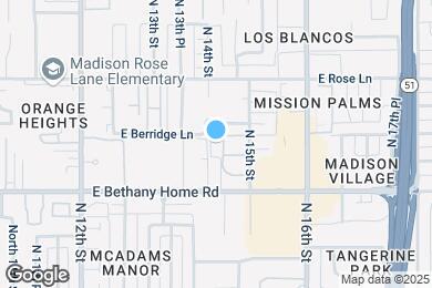 Map image of the property - 1450 E Bethany Home Rd