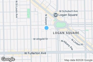 Map image of the property - 2534 N Sawyer Ave